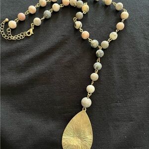 Multi Color Y Necklace